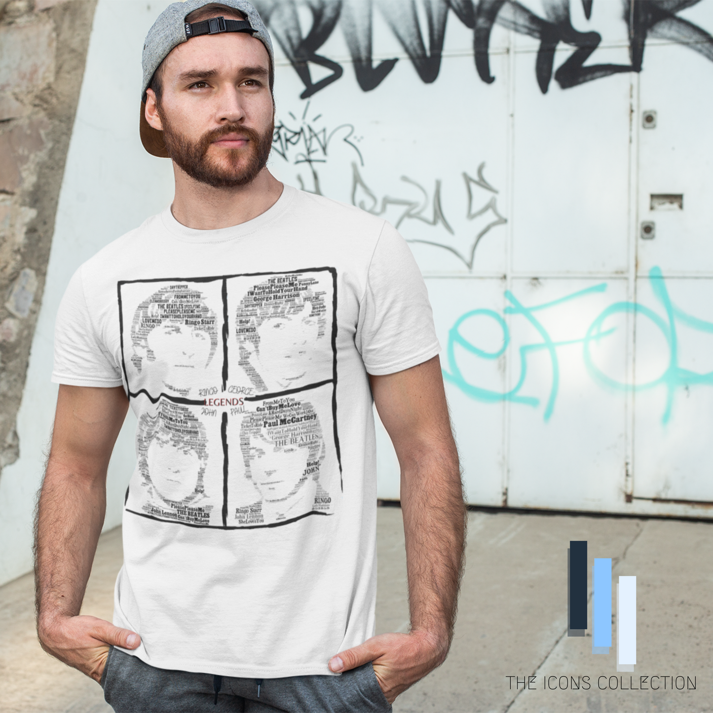 The Beatles Fab Four - Premium Unisex T Shirt - 100% Super soft cotton