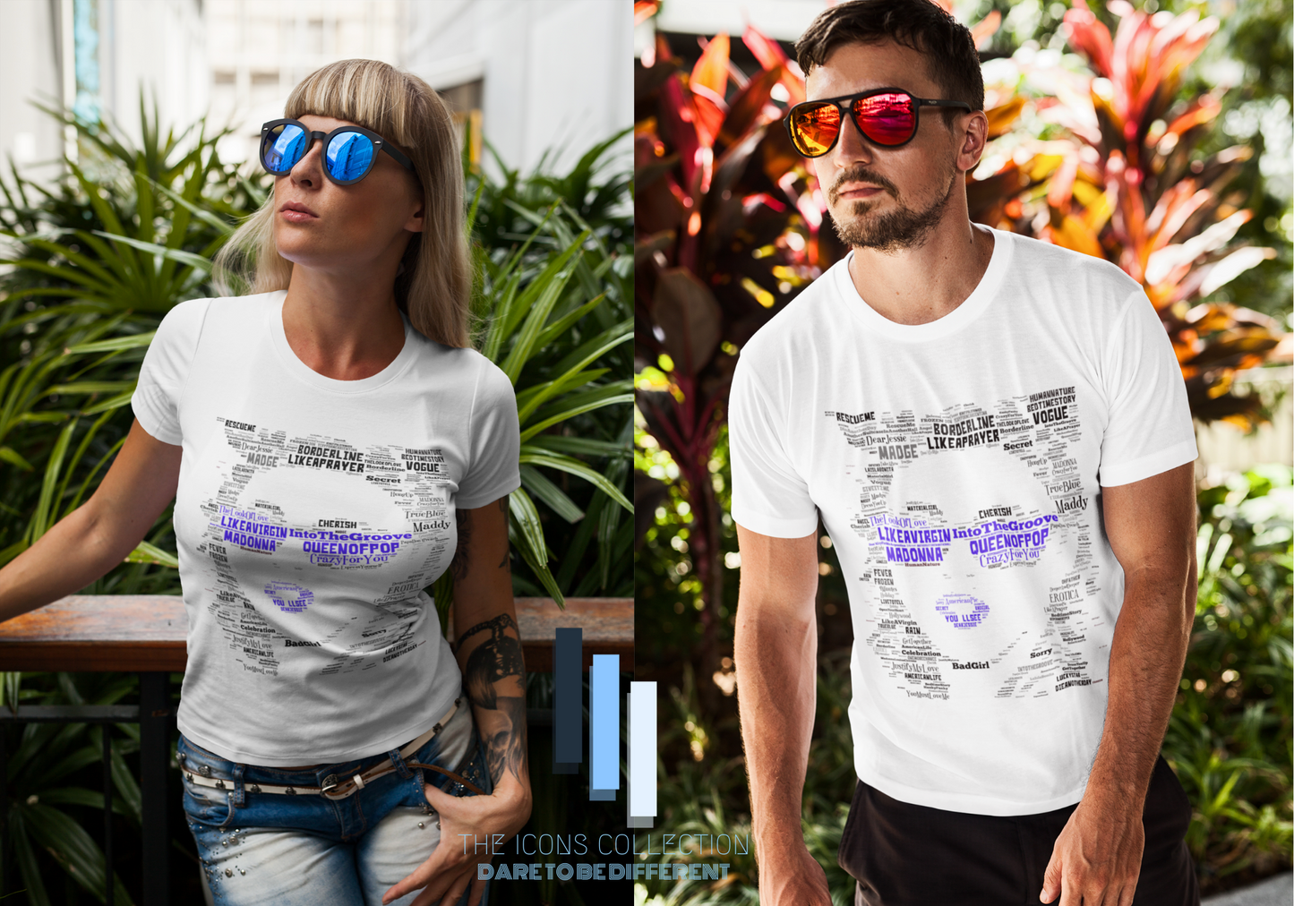 Madonna - Queen of Pop tribute / Cool Music tees /Concert Premium Supersoft 100% Cotton Unisex T Shirt
