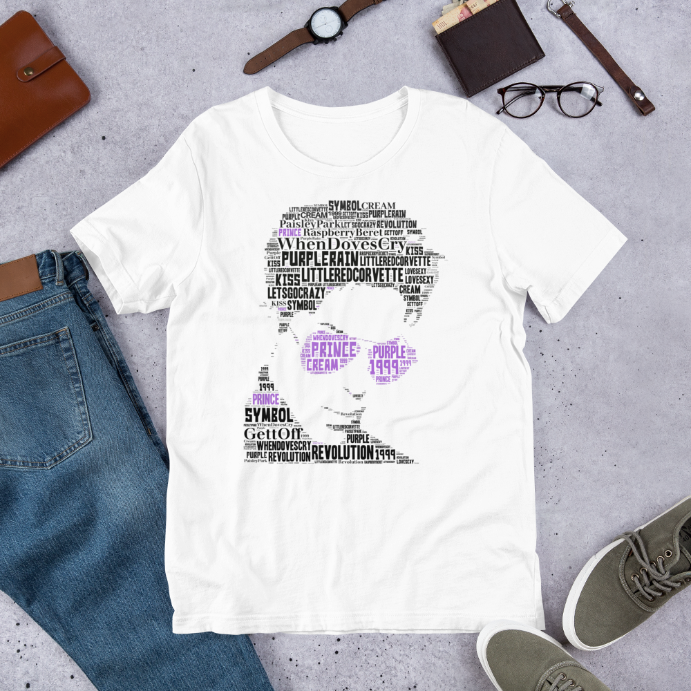 Prince Purple Rain tribute in songs / Premium Quality Supersoft T Shirt