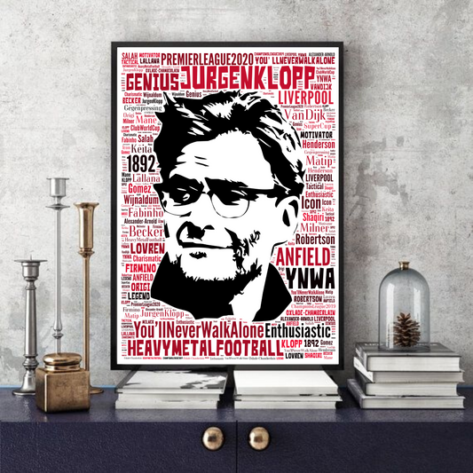 Jurgen Klopp / Liverpool FC Football memorabilia/collectable print