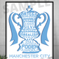Manchester City FC FA CUP WINNERS 2022/23 Football/Collectable/Memorabilia/Gift