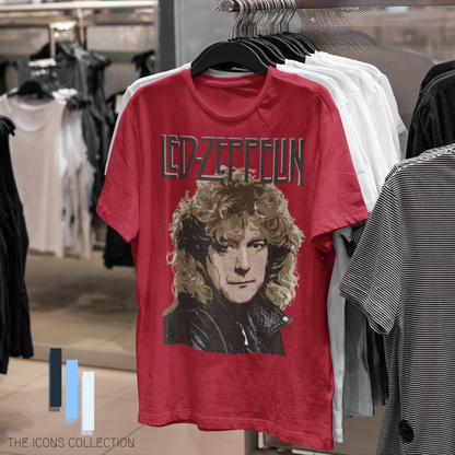 Led Zeppelin / Robert Plant Portraits in songs - Premium T Shirt