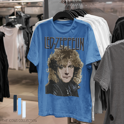 Led Zeppelin / Robert Plant Portraits in songs - Premium T Shirt