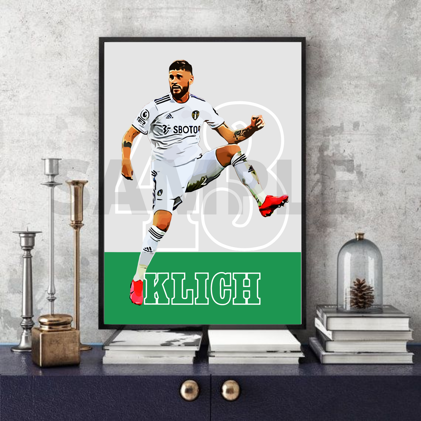 Mateusz Klich - Leeds United Football collectible/memorabilia/print