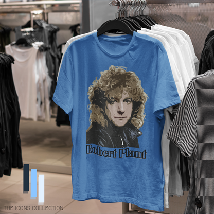 Led Zeppelin / Robert Plant Portraits in songs - Premium T Shirt