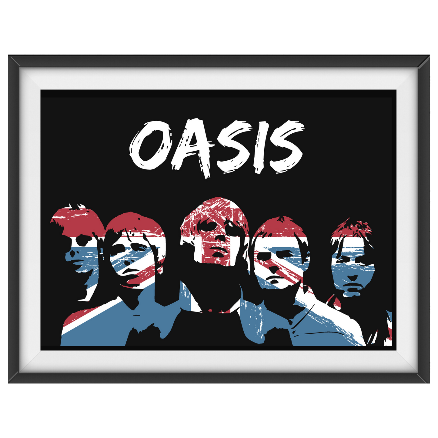 Oasis v4 Minimalist poster in songs Memorabilia/Collectible/Print