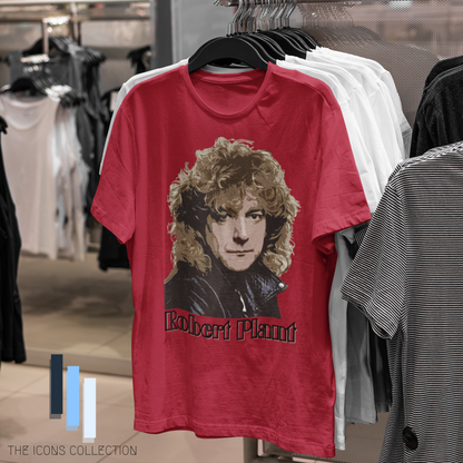 Led Zeppelin / Robert Plant Portraits in songs - Premium T Shirt