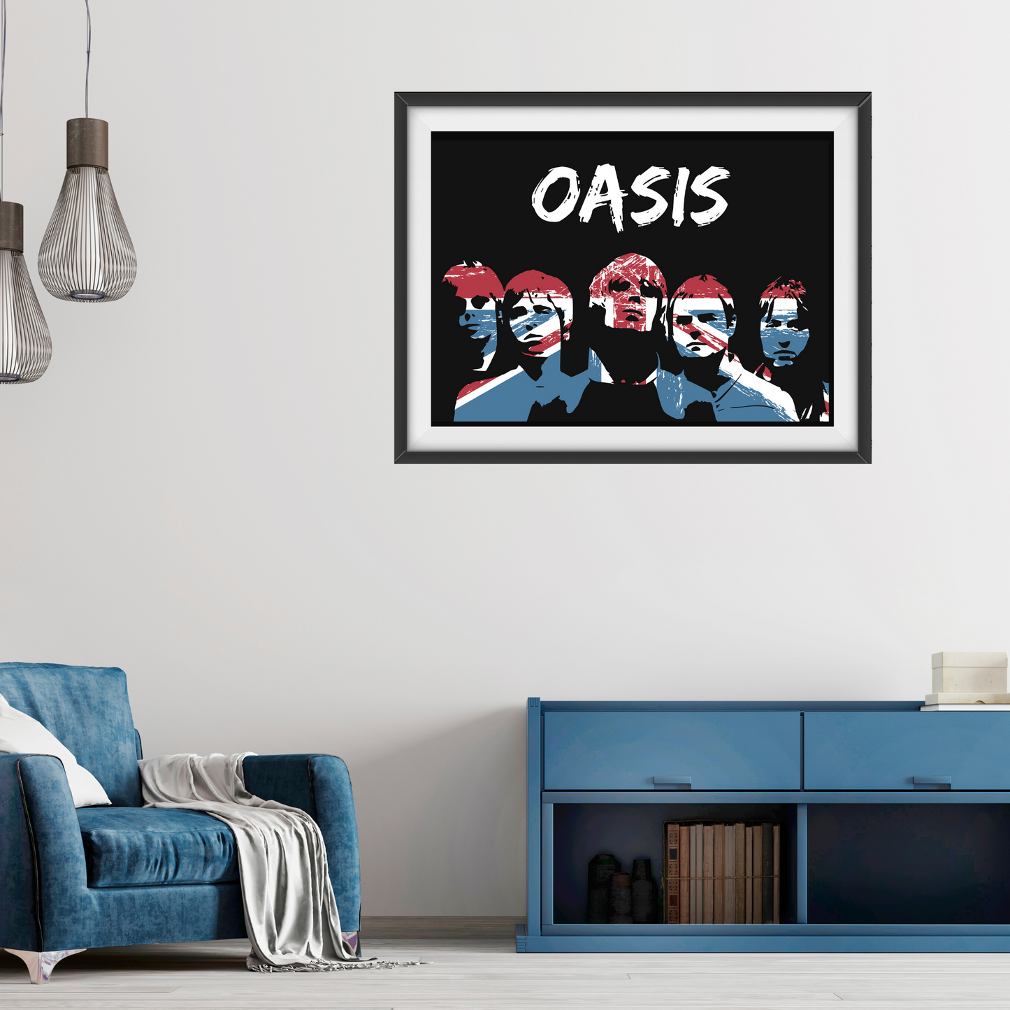 Oasis v4 Minimalist poster in songs Memorabilia/Collectible/Print