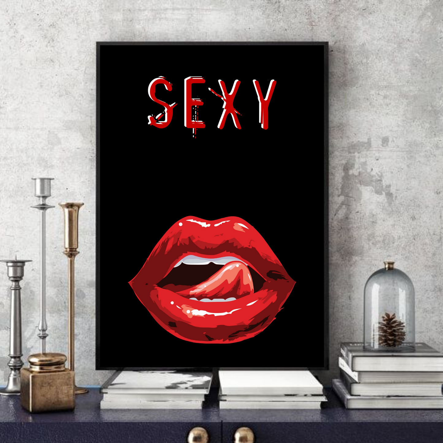 Sexy -  Typographic Wall Art