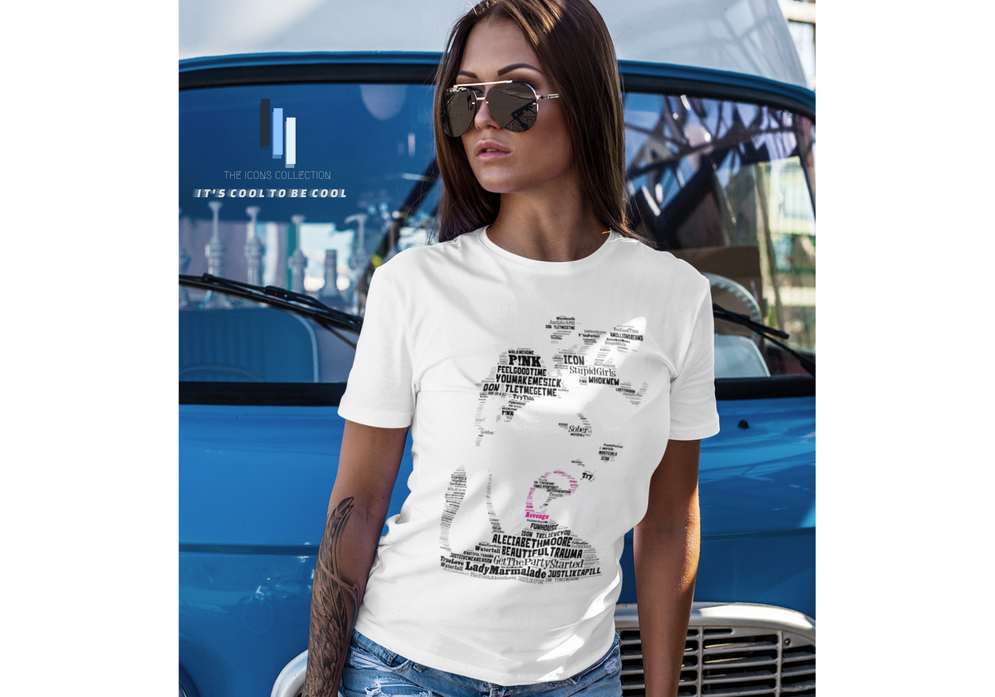 P!NK Tribute - Premium T Shirt (100% Supersoft Cotton) Cool Concert Tees