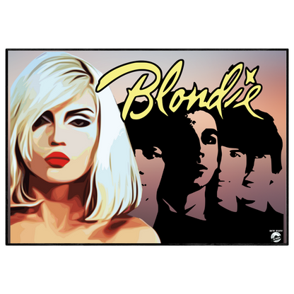 Blondie v2 - Minimalist Pop art print wall art