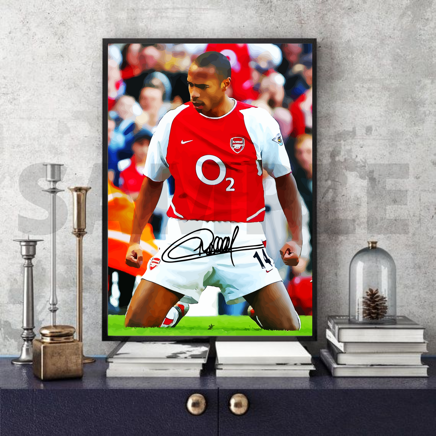 Thierry Henry (Arsenal) #70 - Football print/poster collectable/gift/memorabilia