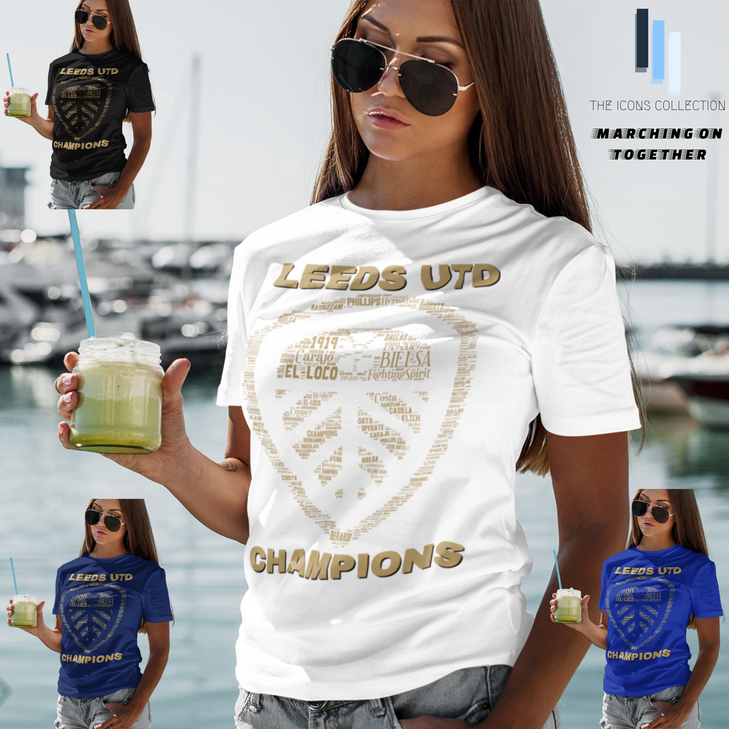 Leeds United Champions T shirt