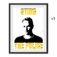 Sting / The Police - Word Art Typography Portrait in songs Memorabilia/Collectible/Print