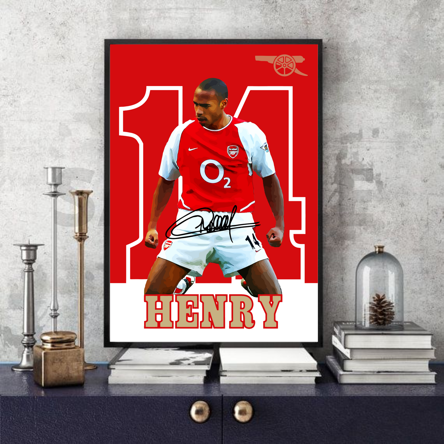 Thierry Henry (Arsenal) #71 - Football print/poster collectable/gift/memorabilia