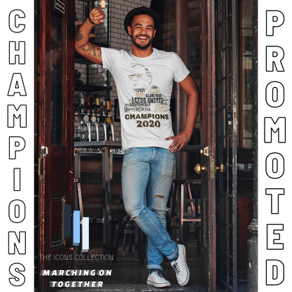 Marcelo Bielsa LEEDS UNITED 2020 CHAMPIONS - Premium T Shirt (100% Supersoft Cotton)