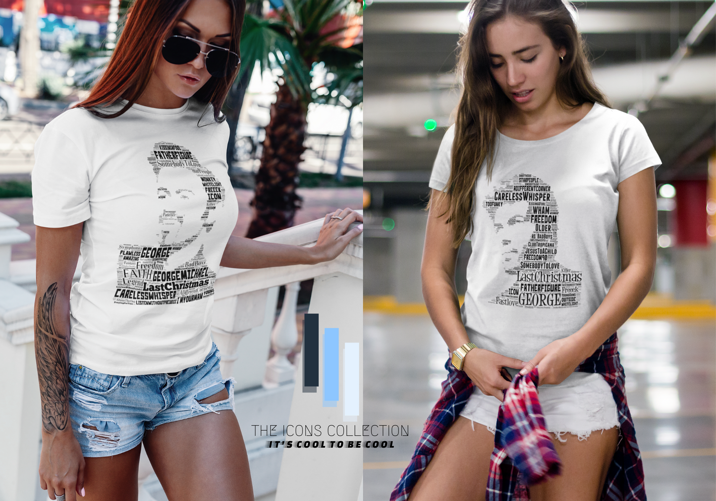 George michael women's best sale t shirt