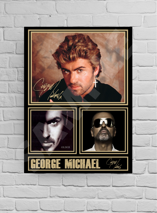 George Michael Collectable/Memorabilia 2 / signed print #119