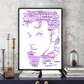 Prince tribute 2 / Symbol / TAFKAP Typography Portrait in songs Memorabilia/Collectible/Print