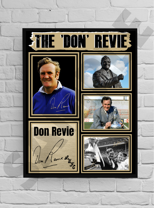 The 'Don' Revie (LUFC) #26 - Football Collectible/Memorabilia/Print signed