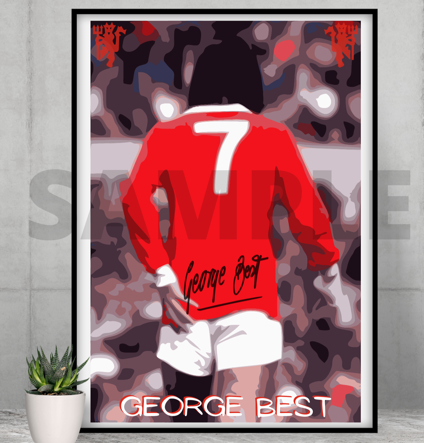 George Best (Man Utd)Football collectable/memorabilia/print