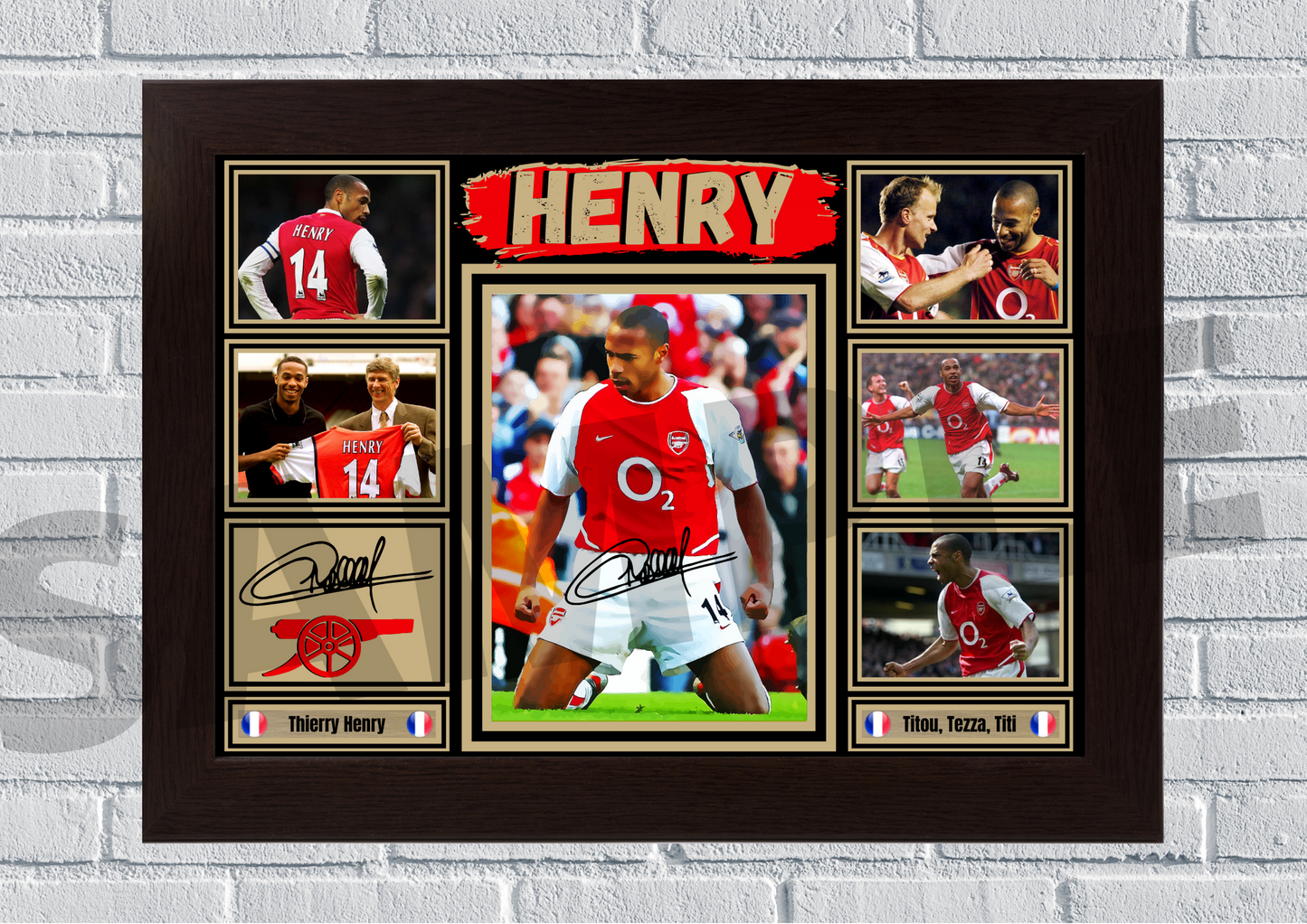 Thierry Henry (Arsenal) #72 - Football print/poster collectable/gift/memorabilia