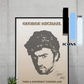 George Michael Minimalist memorabilia/collectable signed print (A different corner)