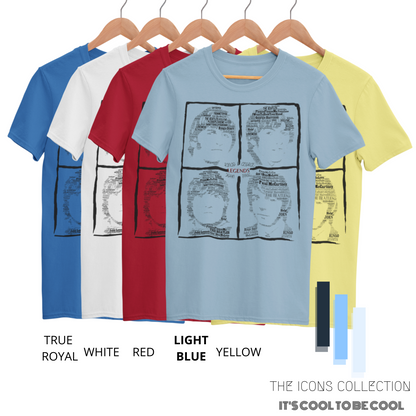 The Beatles Fab Four - Premium Unisex T Shirt - 100% Super soft cotton