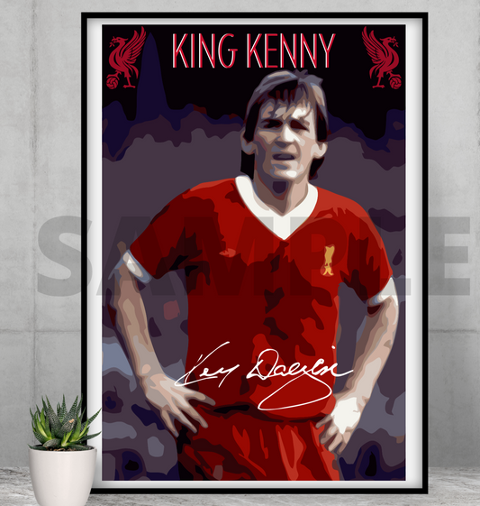 King Kenny Dalglish Liverpool Football memorabilia/collectable