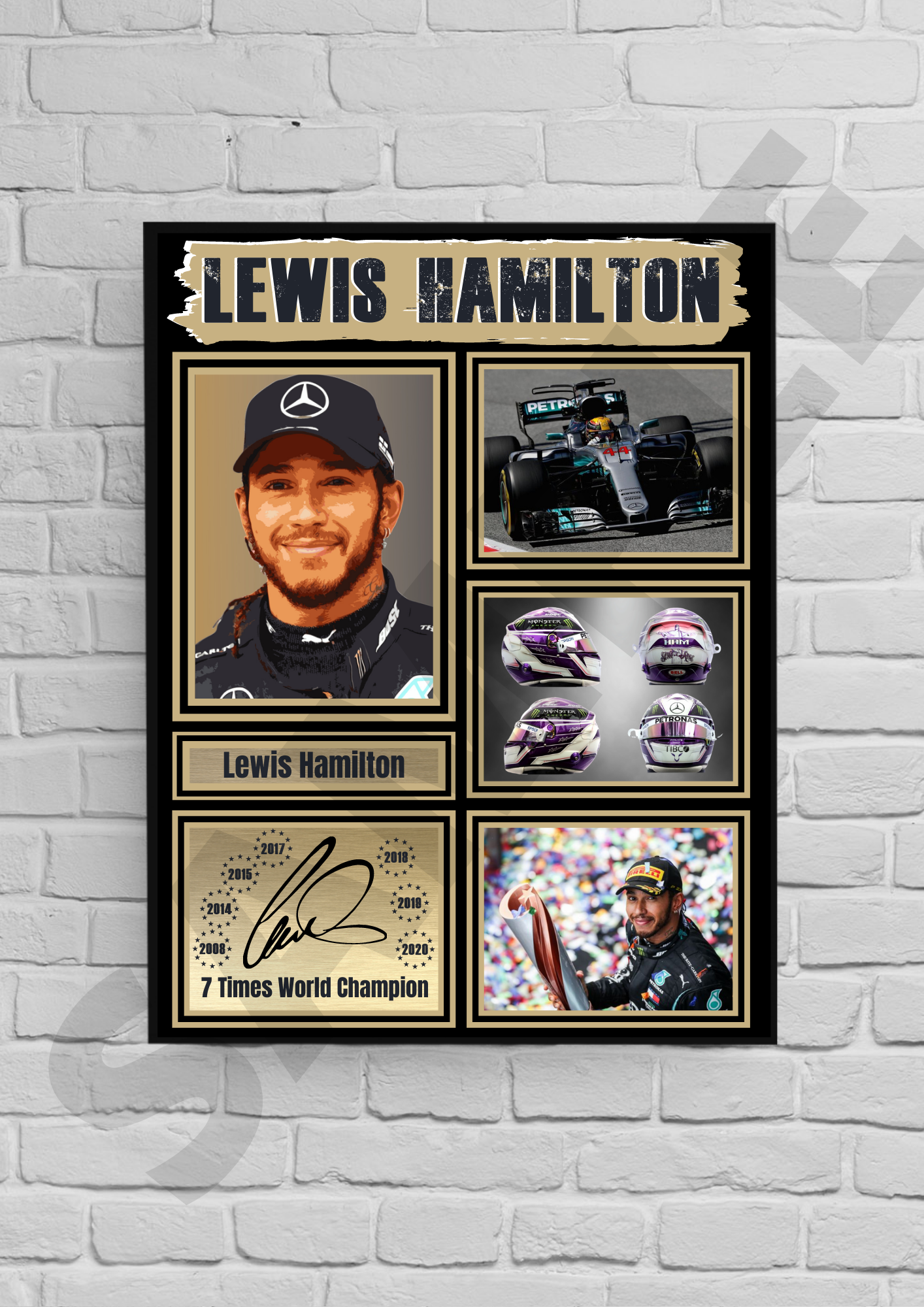 Lewis Hamilton (Formula 1) #20 - Signed collectible/memorabilia/print