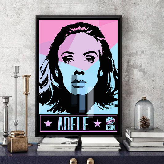 Adele - Pop Art Minimalist Print