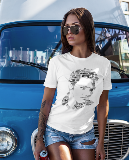 Elvis Presley portrait in songs / Premium Supersoft T Shirt