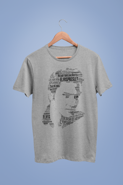 Elvis Presley portrait in songs / Premium Supersoft T Shirt