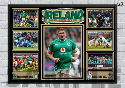 Ireland Rugby Six Nations/Grand Slam/Triple Crown Winners 2023 - Memorabilia/Collectable/Gift print