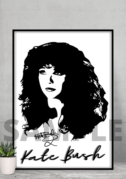 Kate Bush Pop Art Typography Collectable/Gift/Music Memorabilia