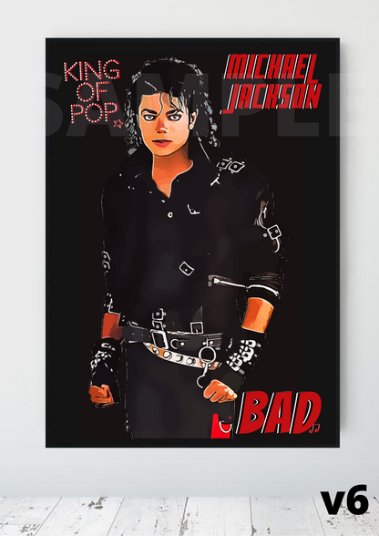 Michael Jackson - King of Pop Typography Pop Art Collectable/Gift/Memorabilia