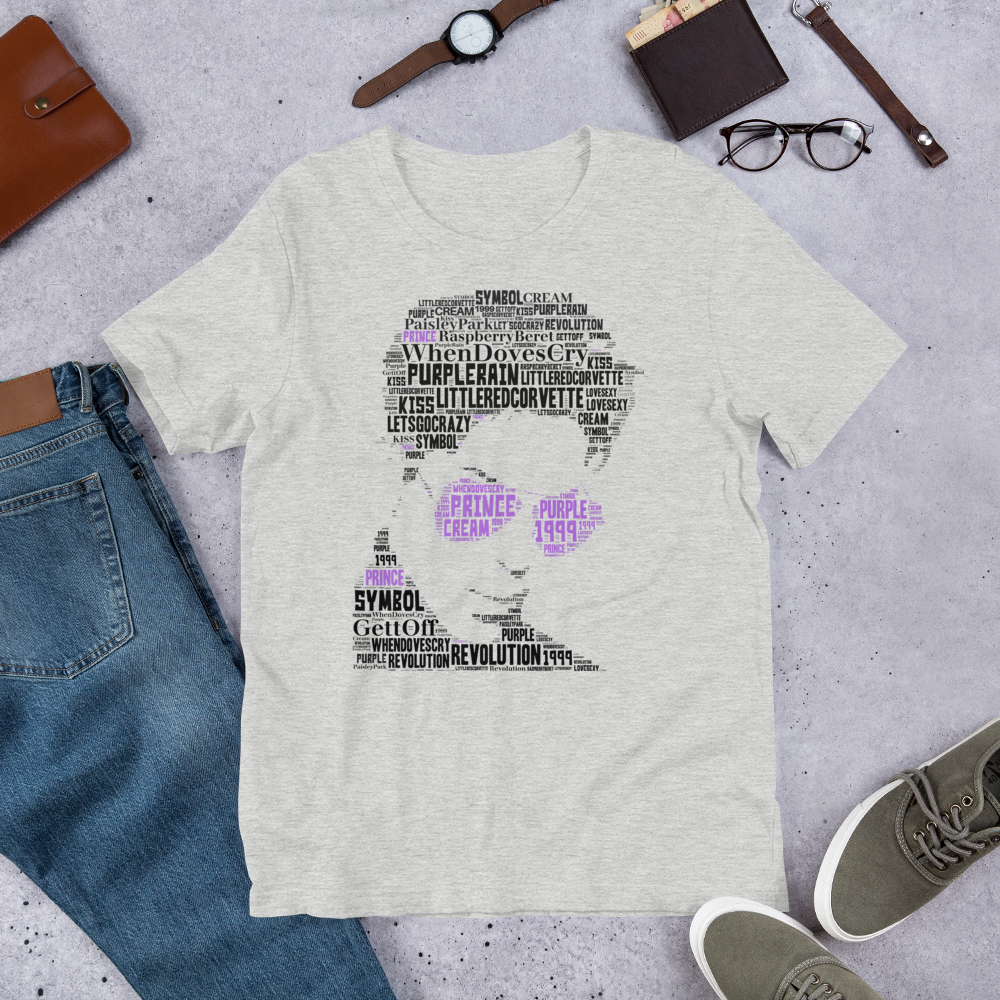 Prince Purple Rain tribute in songs / Premium Quality Supersoft T Shirt