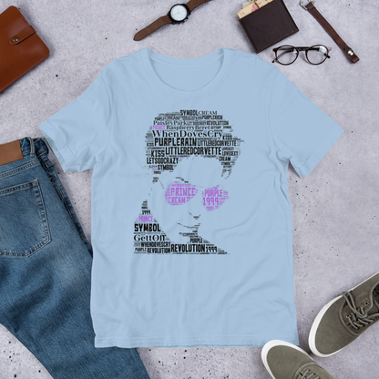 Prince Purple Rain tribute in songs / Premium Quality Supersoft T Shirt