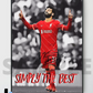 Mo Salah Liverpool FC Poster Football art Autographed memorabilia