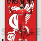 Mo Salah Liverpool FC Poster Football art Autographed memorabilia