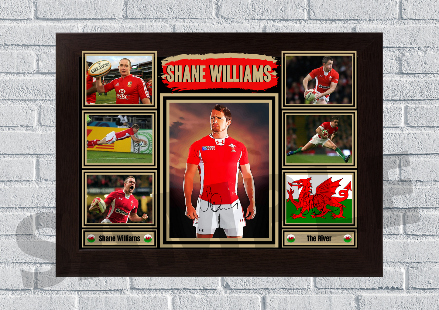Shane Williams (Rugby) #89 - Collectible/Memorabilia/Print signed