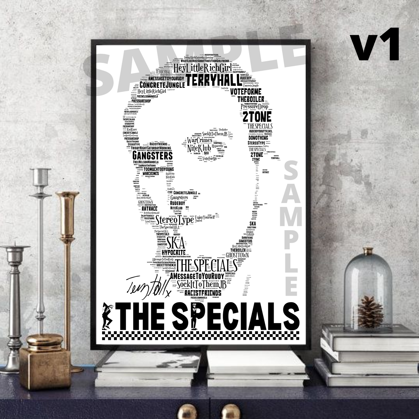 Terry Hall The Specials - A Portrait in songs - Memorabilia/Collectable/Signed