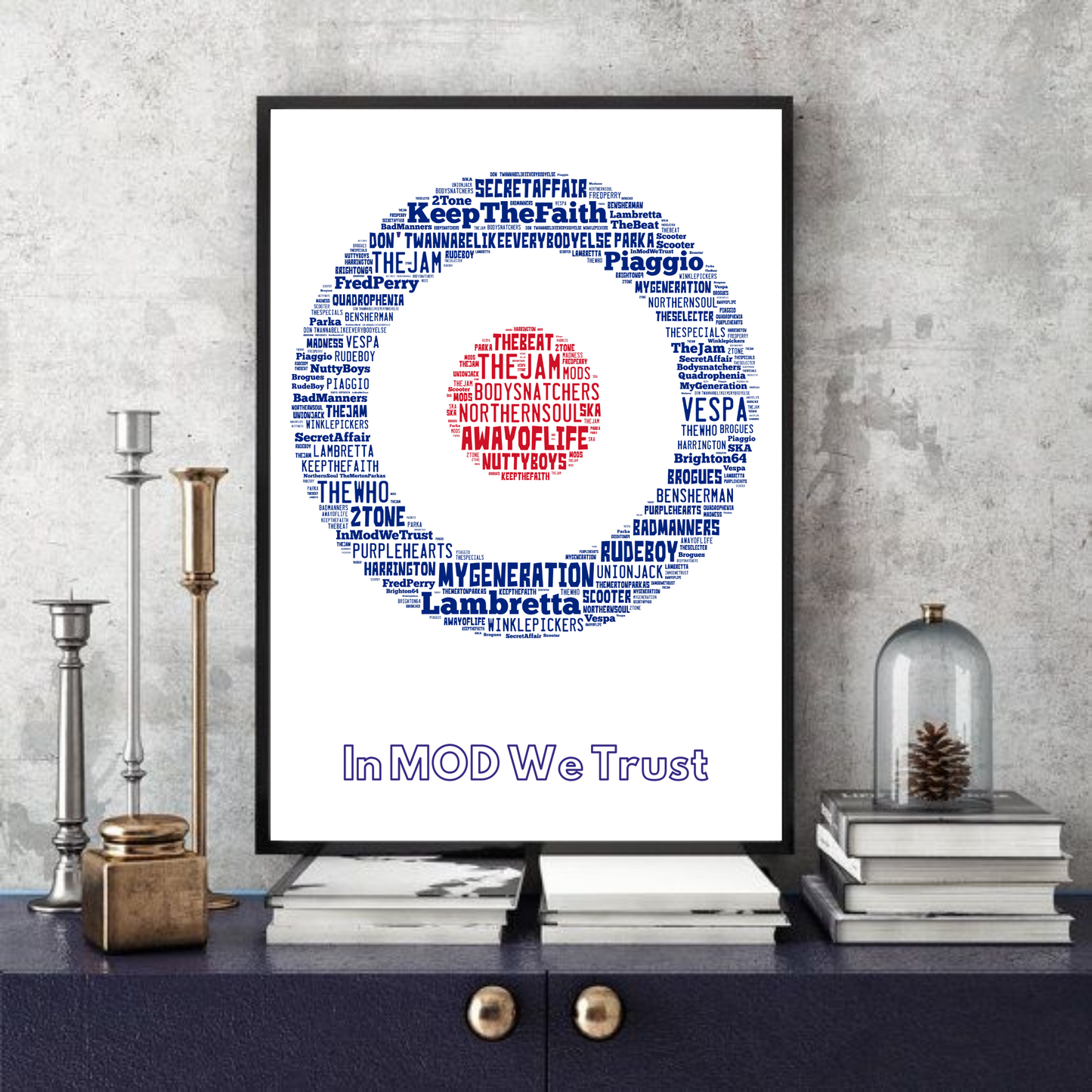 In Mod we trust / 'It's a way of life' Mods - Typography Print