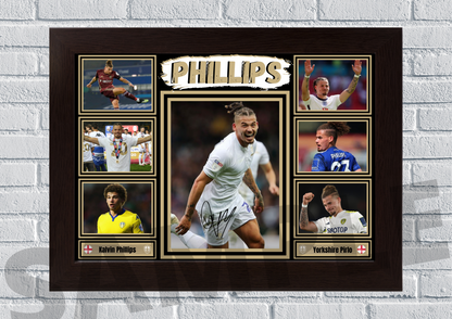 Kalvin Phillips Leeds United LUFC Football Collectable/Memorabilia/Gift signed #79