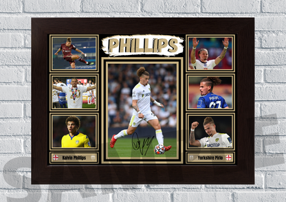 Kalvin Phillips Leeds United LUFC Football Collectable/Memorabilia/Gift signed #79