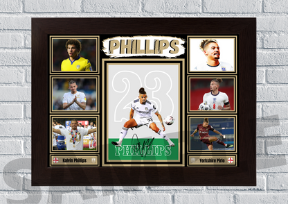 Kalvin Phillips Leeds United LUFC Football Collectable/Memorabilia/Gift signed #79