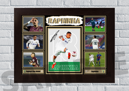Raphinha Leeds United LUFC Football print collectable/memorabila/gift #78