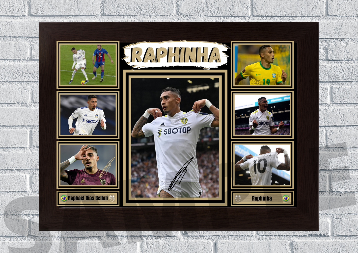 Raphinha Leeds United LUFC Football print collectable/memorabila/gift #78