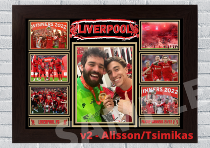 Liverpool FC FA CUP WINNERS 2021/2022 Print Football Collectable/Memorabilia