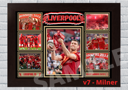 Liverpool FC FA CUP WINNERS 2021/2022 Print Football Collectable/Memorabilia